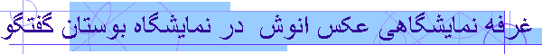 طراحی و اجرای غرفه نمایشگاهی عکس انوش  در نمایشگاه بوستان گفتگو