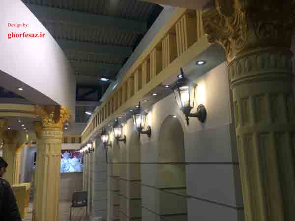 غرفه لاکسچری  با طرح رومی کلاسیک |چینی میلاد در نمایشگاه لوازم خانگی تهران