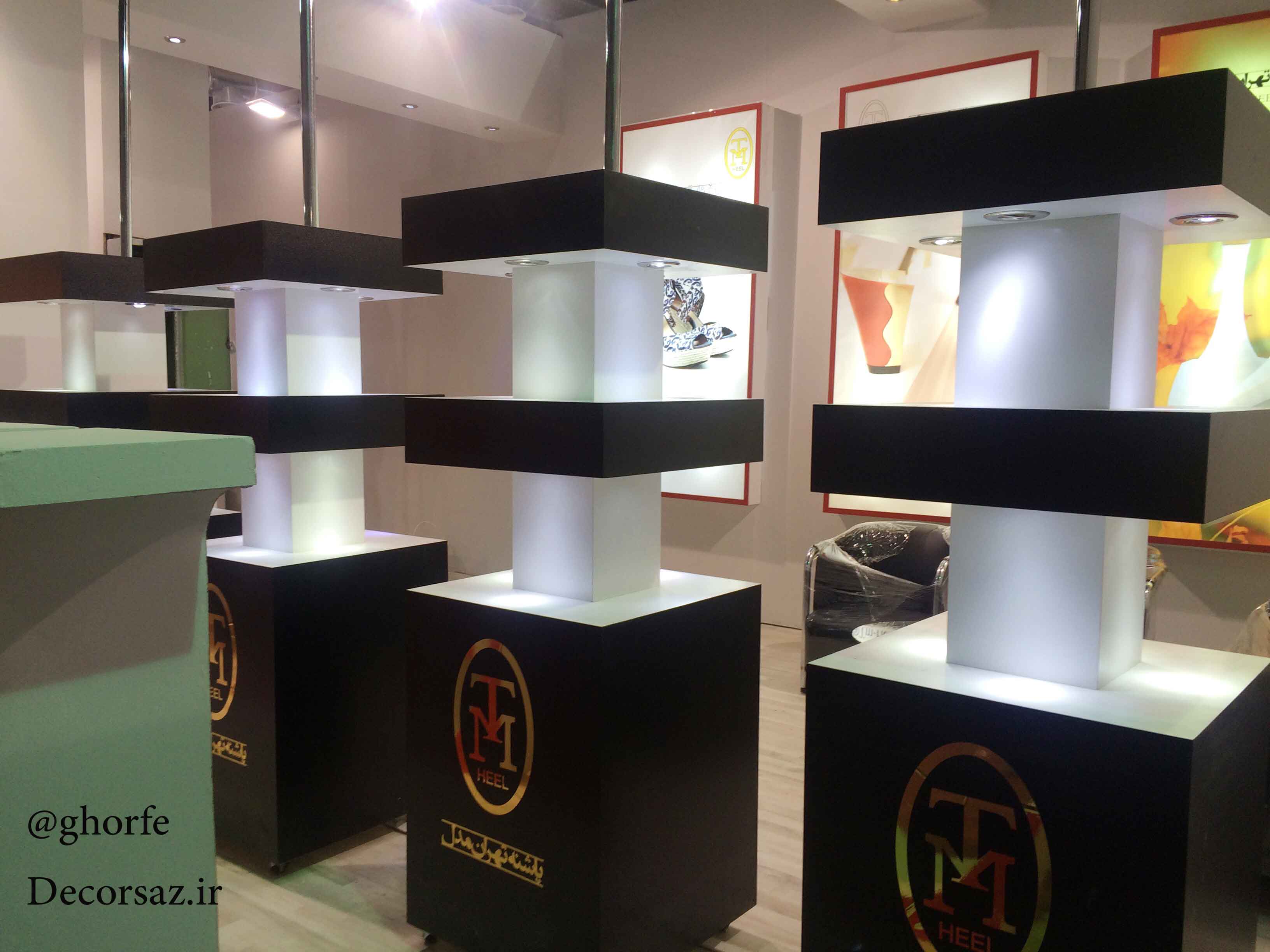 طراحی و اجرای غرفه نمایشگاهی تهران مدل در نمایشگاه بین المللی کیف و کفش و چرم تهران