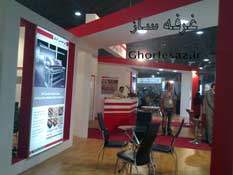 عکس ساختن غرفه نمایشگاه