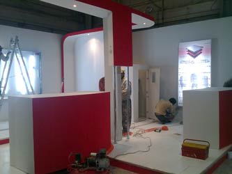 غرفه شرکت آشیانه نمایشگاه بین المللی الکامپ