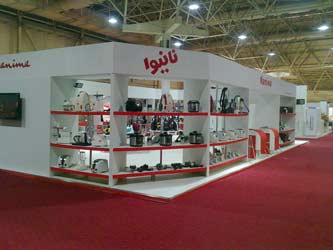 غرفه نانیوا در نمایشگاه لوازم خانگی